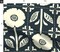 Patchwork Cheater Quilt Modern Farmhouse Scandi Bold Floral Large Scale Minimalist Wholecloth Topper Dark Blue Botanical Boho Bohemian Eclectic Custom Printed Fabric by Spoonflower Various Fabrics by the Yard or Fat Quarter